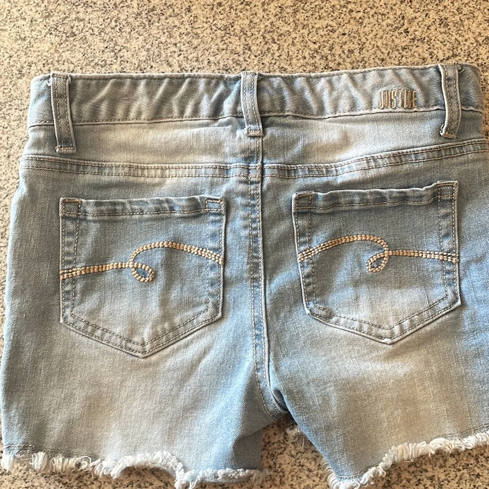 Justice Blue Jean Shorts